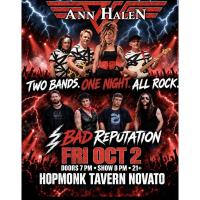 Ann Halen (Van Halen) + Bad Reputation (Joan Jett) at HopMonk