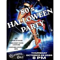 80s Halloween Night at California Gold