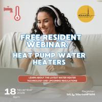Heat Pump Water Heaters - Free Webinar for Marin Residents