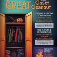 The Great Closet Cleanout (clothing and costume drive)