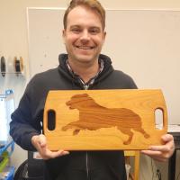 Dog Cutting Board