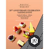 Rustic Bakery's 20th Anniversary Celebration Tasting Event