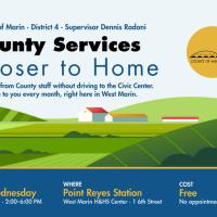 Fire Safe Marin at County Services Closer to Home in Pt. Reyes