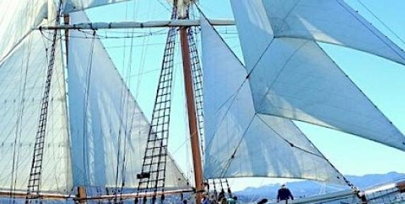 Earth Day Sail on Brigantine Matthew Turner