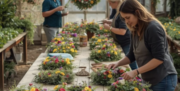 Earth Day Wreath-Making Workshop at McEvoy Ranch