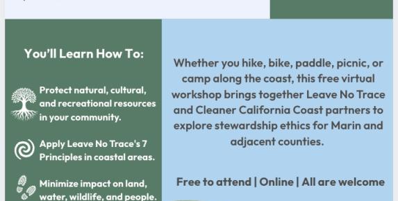 Recreate Responsibly for a Cleaner California Coast