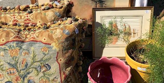 Outdoor French Antique Market at Marin Center