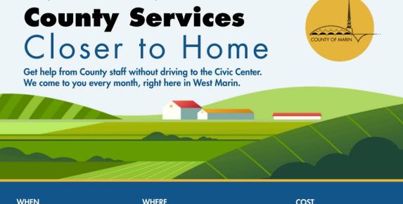 Fire Safe Marin at County Services Closer to Home in Pt. Reyes