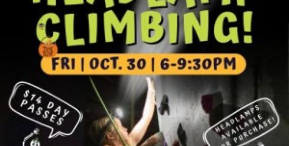 Halloween Headlamp Climbing and Party!