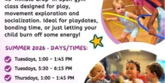 Drop-in: Tumbling Tots at Novato Gymnastics